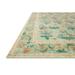 Green 114 x 30 x 0.38 in Area Rug - Rifle Paper Co. x Loloi Eden Mughal Rose Blush Rug feat. CloudPile Polyester | 114 H x 30 W x 0.38 D in | Wayfair