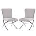 Everly Quinn Velvet Parsons Chair in Upholstered/Velvet in Gray | 35 H x 19 W x 24 D in | Wayfair 5B942F721CF14F7AA7BEB78A8A34BD2A