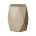 Corrigan Studio® Hildmar BRILLIANT MATRIX STOOL, CREAM 15X18"H Ceramic in Brown | 18 H x 15 W x 15 D in | Wayfair 8CB75DD6F759417BA08838BA7512FFB4