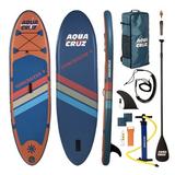 Aquacruz Suncruzer 9 ft Inflatable Stand Up Paddle Board Vinyl/Plastic/Fabric in Blue | 108 H x 30 W x 6 D in | Wayfair WS700Y22013