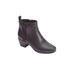 Wide Width Women's The Ingrid Bootie by Comfortview in Black (Size 7 W)