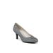 Wide Width Women's Parigi Pump by LifeStride in Silver (Size 7 1/2 W)