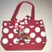 Disney Accessories | Disney Minnie Mouse Bag 12long By 8 High By 4 Wide Fully Embroidered Minnie | Color: Red/White | Size: Osbb