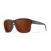 Wiley X WX Trek Sunglasses Matte Havana Brown Frame Captivate Polarized Copper Lens AC6TRK06