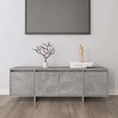 vidaXL TV Cabinet Concrete Grey 120x30x40.5 cm Engineered Wood