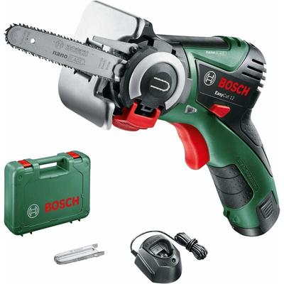 Bosch - Akku Säge EasyCut 12 (1 Akku, 12 Volt System, NanoBlade Technologie, Schnitttiefe in Holz