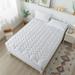 Waverly Micro-Plush Down Alternative 1 in. Mattress Topper - White