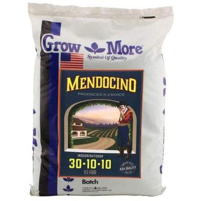 Grow More Mendo Water Soluble Garden and Greenhouse Plant Fertilizer, 25 Pounds