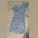 Lilly Pulitzer Dresses | Lilly Pulitzer Stretch Shift Dress Sz. M | Color: Blue/White | Size: M