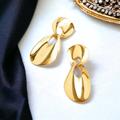 J. Crew Jewelry | J. Crew Metallic Drop Earrings- Gold | Color: Gold | Size: Os