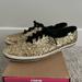 Kate Spade Shoes | Kate Spade Keds Gold Glitter Lace Up Sneakers Shoes | Color: Black/Gold | Size: 9.5