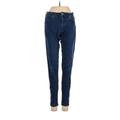 Jazmin Chebar Jeans Jeggings - Low Rise Skinny Leg Denim: Blue Bottoms - Women's Size 26 - Dark Wash