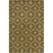 White 96 x 0.75 in Area Rug - Chandra Rugs Allie Abstract Handmade Tufted Wool Tan/Yellow Area Rug Wool | 96 W x 0.75 D in | Wayfair ALL256-810
