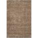 Brown 93 x 93 x 1 in Indoor Area Rug - Chandra Rugs Handmade Shag Wool Area Rug Wool | 93 H x 93 W x 1 D in | Wayfair AKI10202-79RD