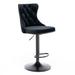 Rosdorf Park Swivel Adjustable Height Bar Stool Set Of 2 Upholstered/Velvet/Metal | 18.1 W x 16.1 D in | Wayfair 0BBC1853B3014206B7AED6040E38EBA0