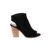 Dolce Vita Ankle Boots: Black Solid Shoes - Women's Size 10 - Peep Toe