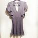 Free People Dresses | Free People Cozy Night V-Neck Sweater Dress | Color: Gray | Size: S