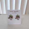 Kate Spade Jewelry | Kate Spade Cluster Earrings | Color: Gold/Green | Size: Os