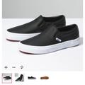 Vans Shoes | Black Leather Vans | Color: Black | Size: 8