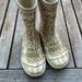 Coach Shoes | Host Pick Coach Classic Logo Ursula Rain Boots | Color: Cream | Size: 8 B