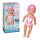 BABY bon My First Swim Girl, Aufzieh-Badepuppe, wasserfest, funktioniert ohne Batterien, 30 cm große Puppe, 834060 Zapf Creation