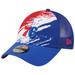 Men's New Era Royal Philadelphia 76ers Marble 9FORTY Trucker Snapback Hat