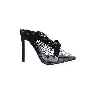 Fashion Nova Heels: Black Solid ...