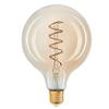 Lampe Retro Vintage Globe Glühfaden Spirale E27 G125 4W