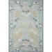 Blue/Green 90 x 60 x 0.13 in Area Rug - Rifle Paper Co. x Loloi Floral Willow Sky Area Rug Polyester/Cotton | 90 H x 60 W x 0.13 D in | Wayfair