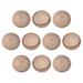50 Pcs 19/32 Inch Cherry Hardwood Furniture Plugs Wood Button Top Plugs - Wooden