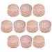 100 Pcs 9/25 Inch Wood Button Top Plugs Hardwood Furniture Plugs 1/4 Inch Height - 9/25"(9mm) Hole,100 Pcs