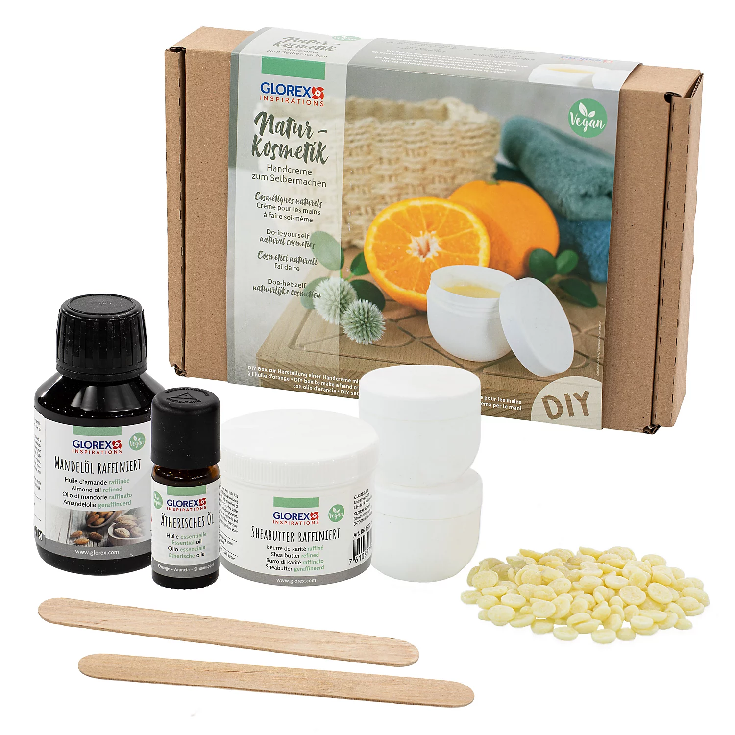 Kit fabrication cosmétique maison - crème pour les mains