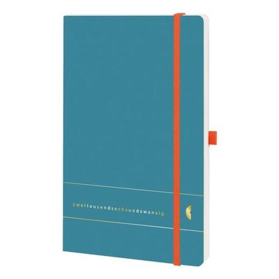 Chronoplan Buchkalender Wochenplan A5 »Chronobook Origins Edition« Softcover 2026 petrol, 13.5x21 cm Image