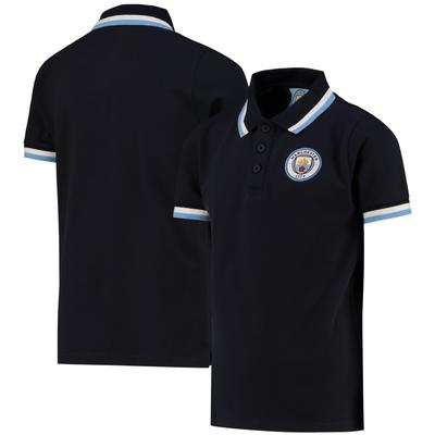 Poloshirt mit Spitze von Manchester City - Marineblau - Kinder Image