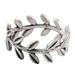 Leafy Garland,'Sterling Silver Leaf-Motif Band Ring'