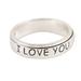 Expression of Love,'Hand Made Sterling Silver Meditation Ring'