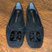 Tory Burch Shoes | Black Square Toe Flats Tory Burch | Color: Black | Size: 9.5