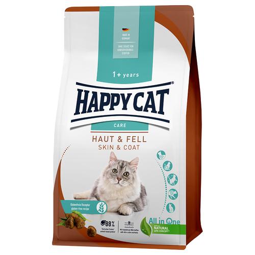 4kg Happy Cat Care Haut & Fell Katzenfutter trocken