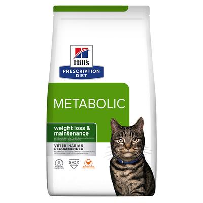 2x 3kg Hill's Prescription Diet Metabolic Feline Weight Management mit Huhn Katzenfutter trocken