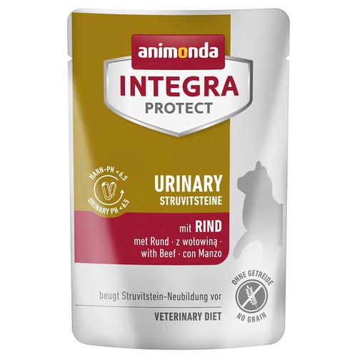 24x85g Animonda Integra Protect Adult Harnsteine mit Rind Katzenfutter nass