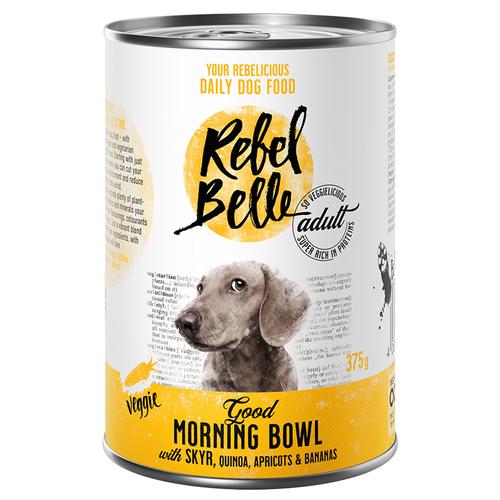 6 x 375 g Adult Good Morning Bowl veggie Rebel Belle Hundefutter nass