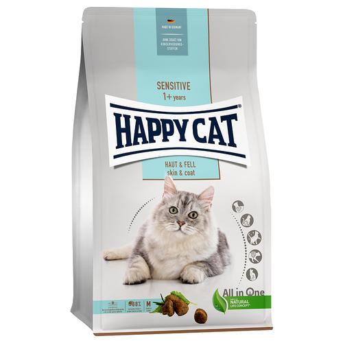 2x4kg Happy Cat Sensitive Haut & Fell Katzenfutter trocken