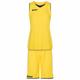 Zeus Kit Flora Damen Basketball Trikot mit Shorts gelb