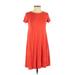 Old Navy Casual Dress - A-Line: Red Solid Dresses - Women's Size X-Small