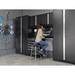 NewAge Products 9 Piece Garage Storage Cabinet System Set, Steel in Gray/White | 84.75 H x 192 W x 24 D in | Wayfair 40447