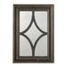 One Allium Way® Rectangular Wall Mirror - 20" X 27.5" - Black Frame - Antiqued Mirror Wood in Brown | 27.6 H x 19.7 W x 1 D in | Wayfair