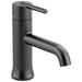 Delta Trinsic Single Hole Bathroom Faucet w/ Drain Assembly, Single Handle Bathroom Sink Faucet in Black | Wayfair 559LF-BLMPU