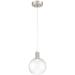 Access Lighting Port Nine 7 Inch LED Mini Pendant - 63142LEDD-BS/SDG