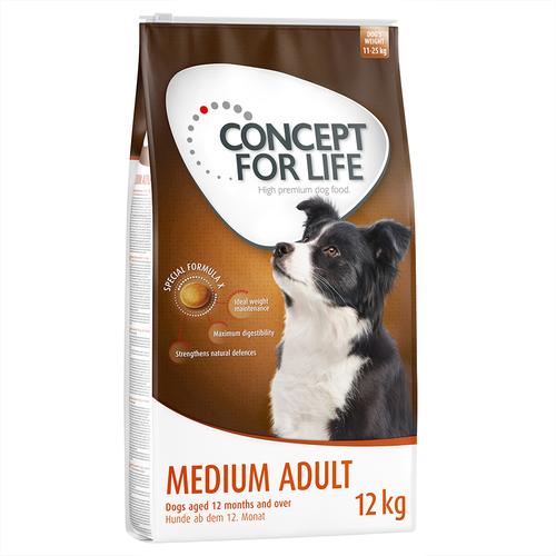 1kg Medium Adult Concept for Life Hundefutter trocken