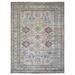Shahbanu Rugs Taupe Shiny And Soft Wool Hand Knotted Afghan Super Kazak Natural Dyes Densely Woven Oriental Rug (8'10" x 11'10")